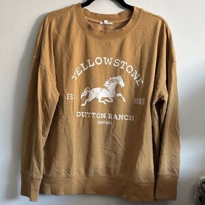 Maurices Brown Graphic Sweatshirt